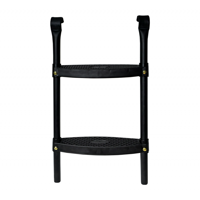 Aga Rebrík k trampolíne 180 - 250 cm Čierny