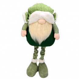 Vianočný škriatok teleskopické nohy ozdoba - 41-66 cm