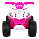 Najrýchlejšia batériová štvorkolka pre deti Ružová + 25W motor