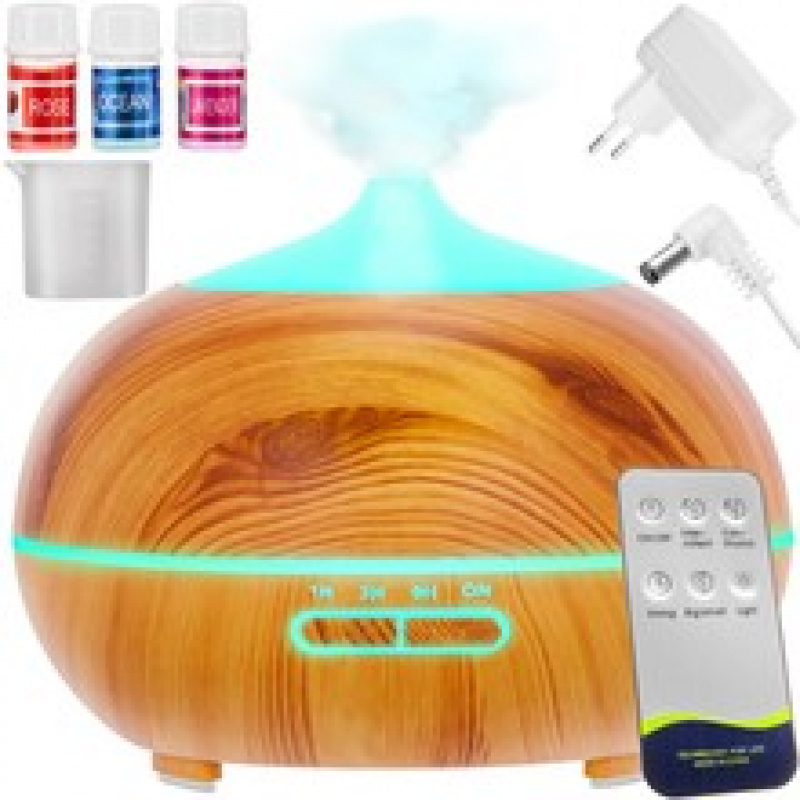 Zvlhčovač vzduchu s ionizátorom 300 ml Svetlohnedý Malatec 10948