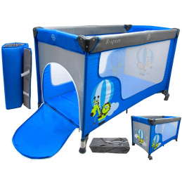 R- Sport Skladacia cestovná postieľka K2 Modrá
