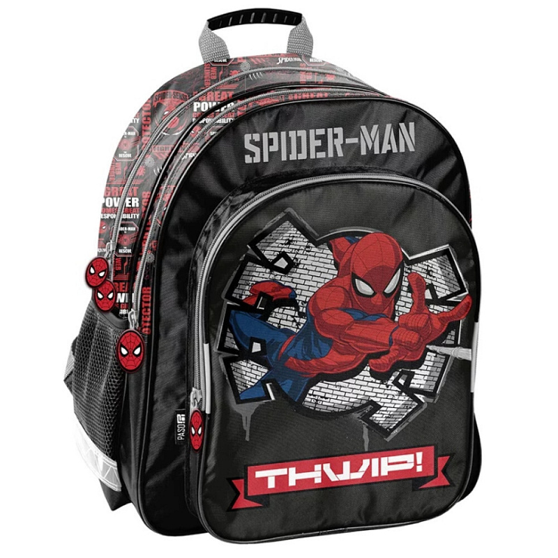Paso Školský batoh trojkomorový Spider-man