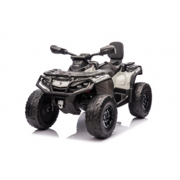 Quad Can Am Outlander ATV s pilotom Sivý Quad Can Am Outlander ATV s pilotom Sivý