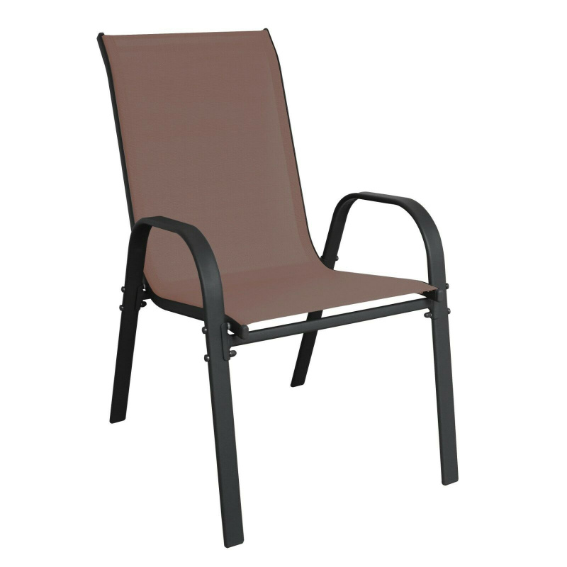 Linder Exclusiv Záhradné kreslo STAPEL MC330884 Hnedé