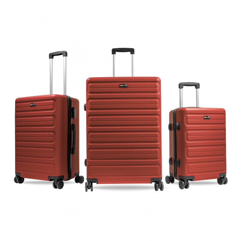 Aga Travel Sada cestovných kufrov MR4657 Červená