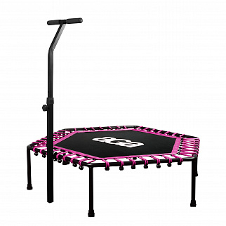 Aga FITNESS Trampolína 130 cm Ružová + madlo - 2. AKOSŤ