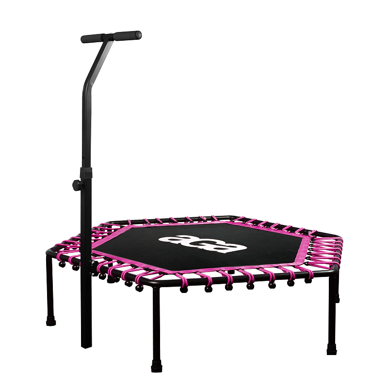 Aga FITNESS Trampolína 130 cm Ružová + madlo - 2. AKOSŤ