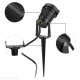 Zapustený LED záhradný reflektor EC79018 pre GU10 žiarovku