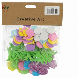 Farebné penové veľkonočné nálepky