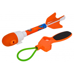 Sada Červené lietadlo 2v1 s vystreľovačom