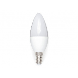 LED žiarovka C37 - E14 - 3W - 270 lm - studená biela