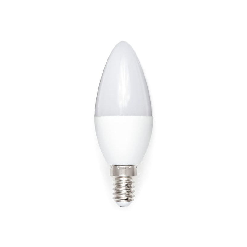 LED žiarovka C37 - E14 - 3W - 270 lm - studená biela