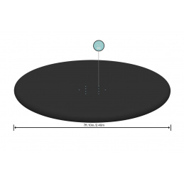 280cm kryt pre bazén Fast Set 244cm/8FT BESTWAY expanse