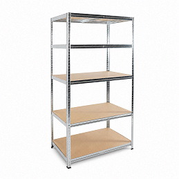 Linder Exclusiv Kovový regál 180x90x40 cm 5 políc