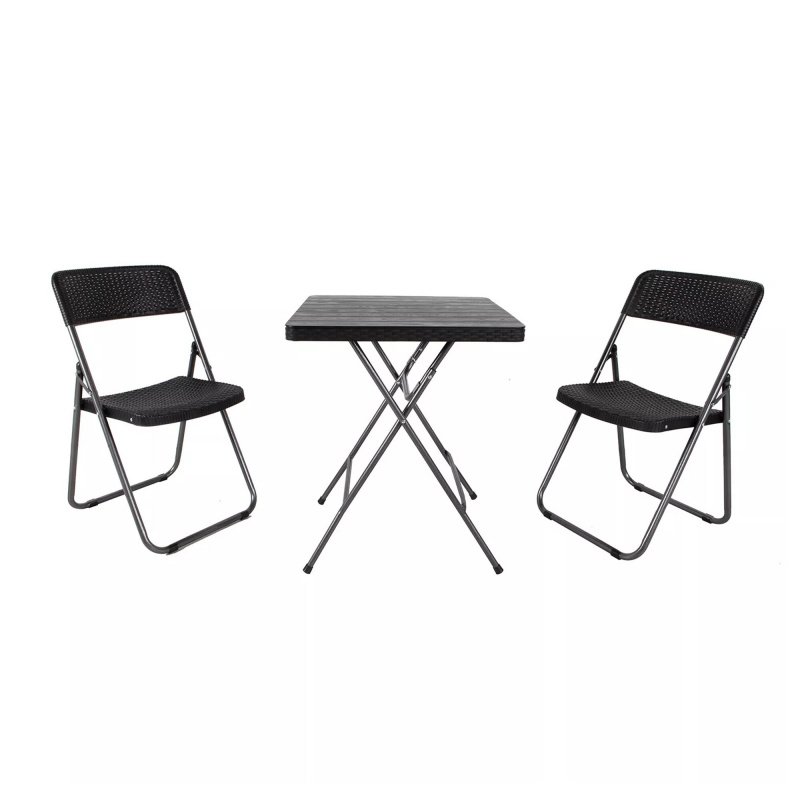 Linder Exclusiv Záhradná súprava BISTRO SET Čierny