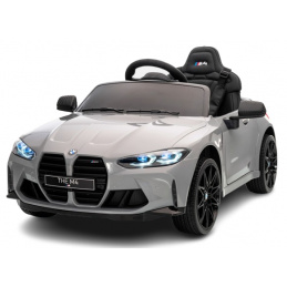 BMW m4 ŠEDÉ Auto na akumulátor EVA Koža pilot Akumulátor lítiovo-iónový
