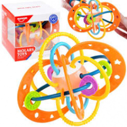 Senorické hryzátko pre batoľatá hrkálka ZA4308 PO