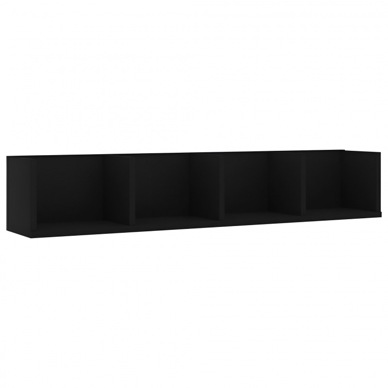 Linder Exclusiv Nástenná polica 79x15x16 cm Čierna