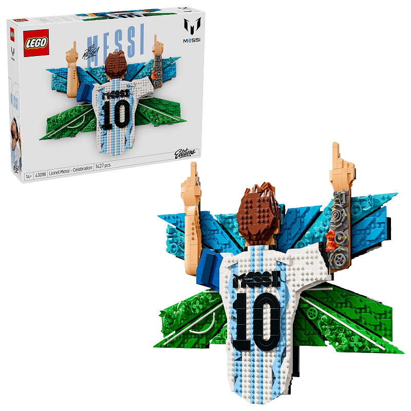 LEGO® Editions 43018 Lionel Messi – Okamih víťazstva