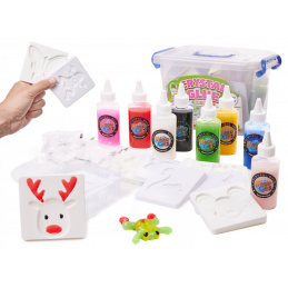 Aga Krištáľové lepiace sliz 3D sada 26 dielov