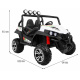 Grand Buggy Strong Lift for Kids White + pohon 4x4 + diaľkové ovládanie + nosič batožiny + rádio MP3 + LED dióda