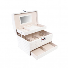 Aga Šperkovnica 30x20,5x19,5 cm Béžová