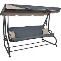 Aga Zahradná hojdačka XXXL COMFORT LUX Dark Grey
