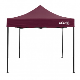 Aga Predajný stánok bez bočníc 3×3 m Tmavo červený Aga Predajný stánok bez bočníc 3×3 m Tmavo červený