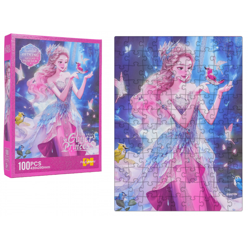 Sada Puzzle 100 ks. Princezná Ružová