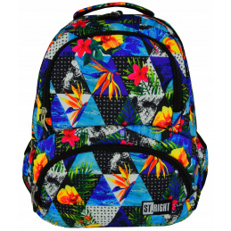 St.RIGHT Školský batoh štvorkomorový Paradise