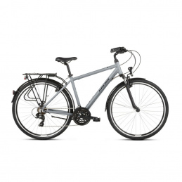 KROSS Pánsky bicykel Trans 1.0 L 28" Sivé