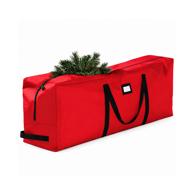Aga Úložný obal na vianočný stromček 122×38×50 cm Červený