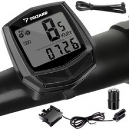 Vodotesný tachometer na bicykel IPX4 Čierny Trizand 18664