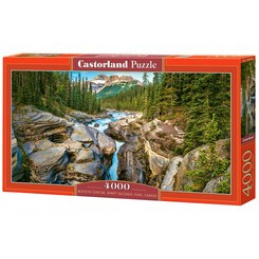 CASTORLAND puzzle 4000 dielikov - Kaňon Mistaya, Banff N.P. Kanada