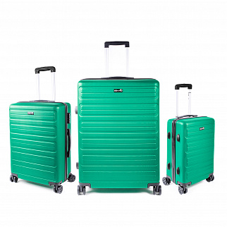 Aga Travel Sada cestovných kufrov MR4657 Tmavo zelená