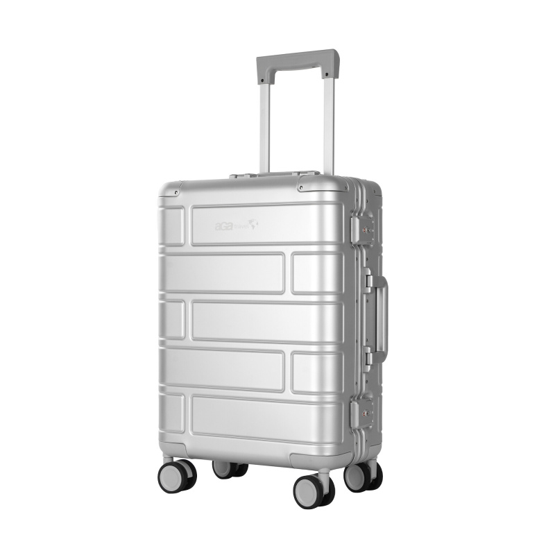 Aga Travel Cestovný kufor MR4678 Strieborný