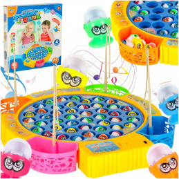 Aga Detská hra Lov rybiek 45 rybiek + 4 rybárske prúty