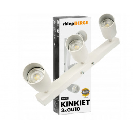 Stropné bodové svietidlo LED VIKI-X 3x GU10 - biele