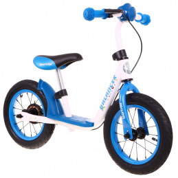 Detský krosový bicykel SporTrike Balancer Blue Prvý bicykel, na ktorom sa naučíte jazdiť