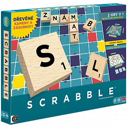 Scrabble Drevená edícia česká JLJ68