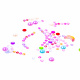 Aga4Kids Samolepiace kamienky DS8113BD