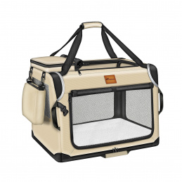 Tresko Prepravka pre psy a mačky 70x52x52 cm Béžová