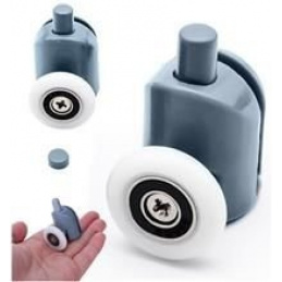 Koliesko pre sprchový kút, jednoduché, spodné