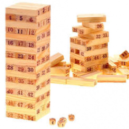 Drevené kocky Jenga GR0189