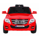 Detské autíčko City Rider Červené + Diaľkové ovládanie + Nastavenie volantu + Pomalý štart + MP3 USB + LED dióda