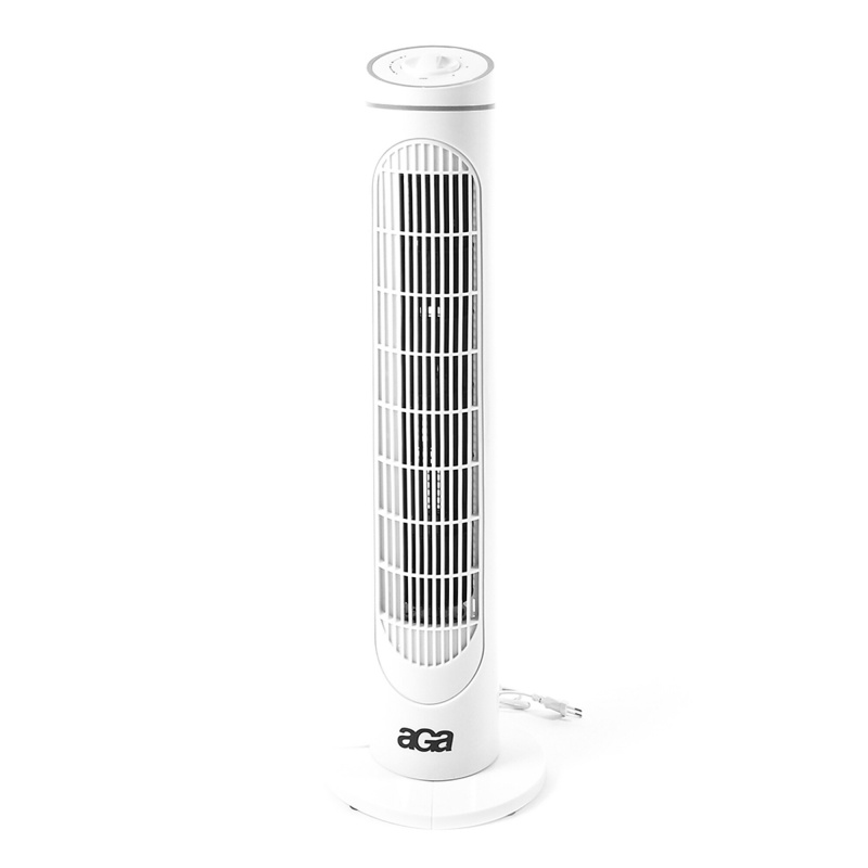 Aga Stĺpový ventilátor 76 cm Biely