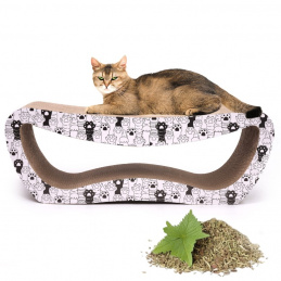 Kartónové škrabadlo pre mačku 28x78