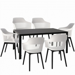 Záhradná zostava stôl + 6 stoličiek CORNIDO