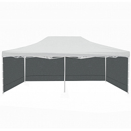 Aga Bočnice k predajnému stánku 3x6m Šedá