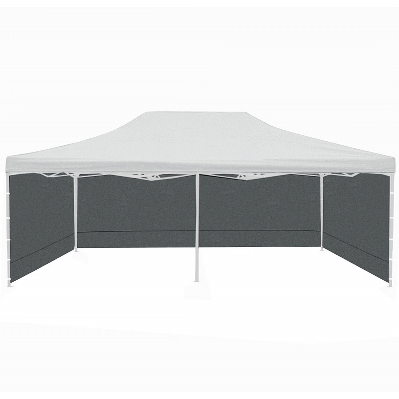 Aga Bočnice k predajnému stánku 3x6m Šedá